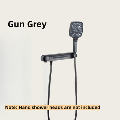 Wall-Mounted Shower Head with Adjustable Arm - No Electricity Needed, Easy Installation, Heavy-Duty Copper Construction for Modern Bathroom Upgrade - Ideal for Bath or Shower