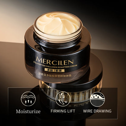 Mercilen Peptide Collagen Moisturizing Cream 50g - Hydrating Face Cream with Hyaluronic Acid & Plant-Based Squalane for Fair Skin, Anti-Aging Benefits, Moisturizing Face Cream | Hydrating Cream | Smooth Texture