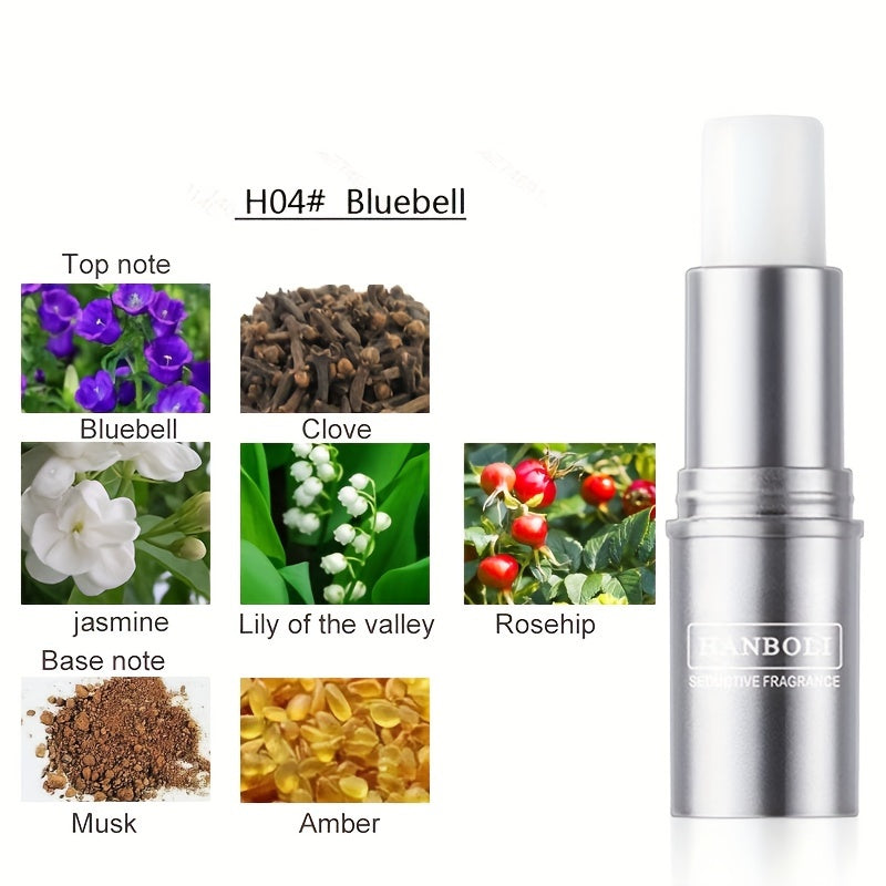 Solid Love Perfume - Women Solid Perfume Portable Balm, Long-lasting Fragrance, Charming Fragrance, Pocket Solid Balm Stick plant squalane
