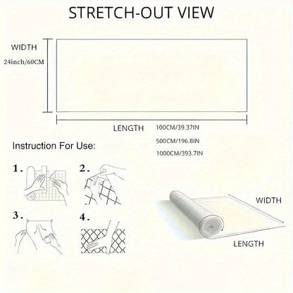Película adesiva de mármore cinzento, 5m x 60cm, para tampos de mesa, com padrão de riscas e formas aleatórias, fácil de instalar em bancadas de cozinha e móveis.