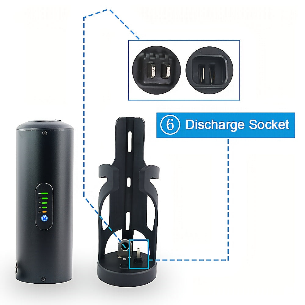 36V 10.5Ah High-Capacity E- Battery with Port & Lock - Compatible with 250W/350W/500W Motors, Bafang BBS01 System, 800-Cycle Life, 5-Year, Lightweight & Durable Aluminum Housing, 20A Fast, Compatible with Front/Rear Wheel Mot