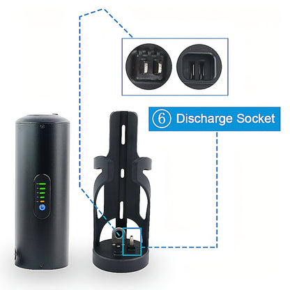 36V 10.5Ah High-Capacity E- Battery with Port & Lock - Compatible with 250W/350W/500W Motors, Bafang BBS01 System, 800-Cycle Life, 5-Year, Lightweight & Durable Aluminum Housing, 20A Fast, Compatible with Front/Rear Wheel Mot