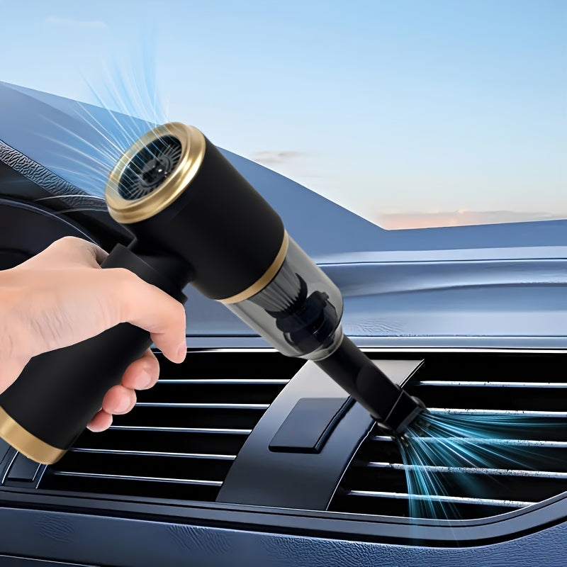 Wireless Handheld Vacuum Cleaner with Blower Function, Powerful Suction, and Compact Design - Ideal for Home, Office, Pet Hair Cleaning - USB Rechargeable, Multi-Functional, Portable, Vacuum Cleaner