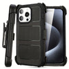 Capa de Telemóvel Ultra-Resistente com Proteção Tripla e Clipe Traseiro 3 em 1 - iPhone