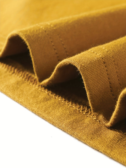 Kid's Solid Color T-shirt, Casual Short Sleeve Top, Boy's Tee For Summer