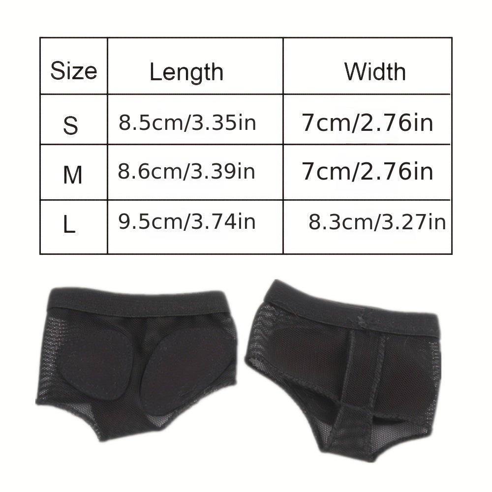 2Pcs Professional Dance Toe Pad Practice Shoes Foot Thong Half Sole Gym Socks Ballet Shoes Pad Woman Foot Care Tools