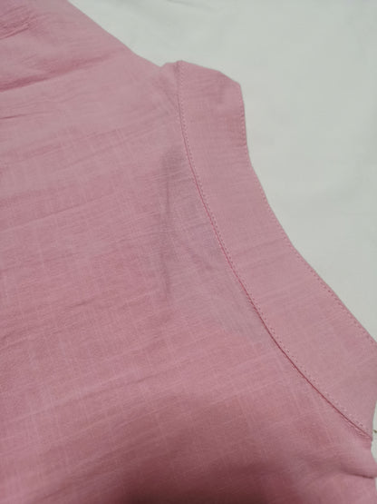 Men's Shirt Top, Solid Band Collar Short Sleeve Closure Summer Male Casual Henley Shirt For Daily Business Formal Shirts For Men