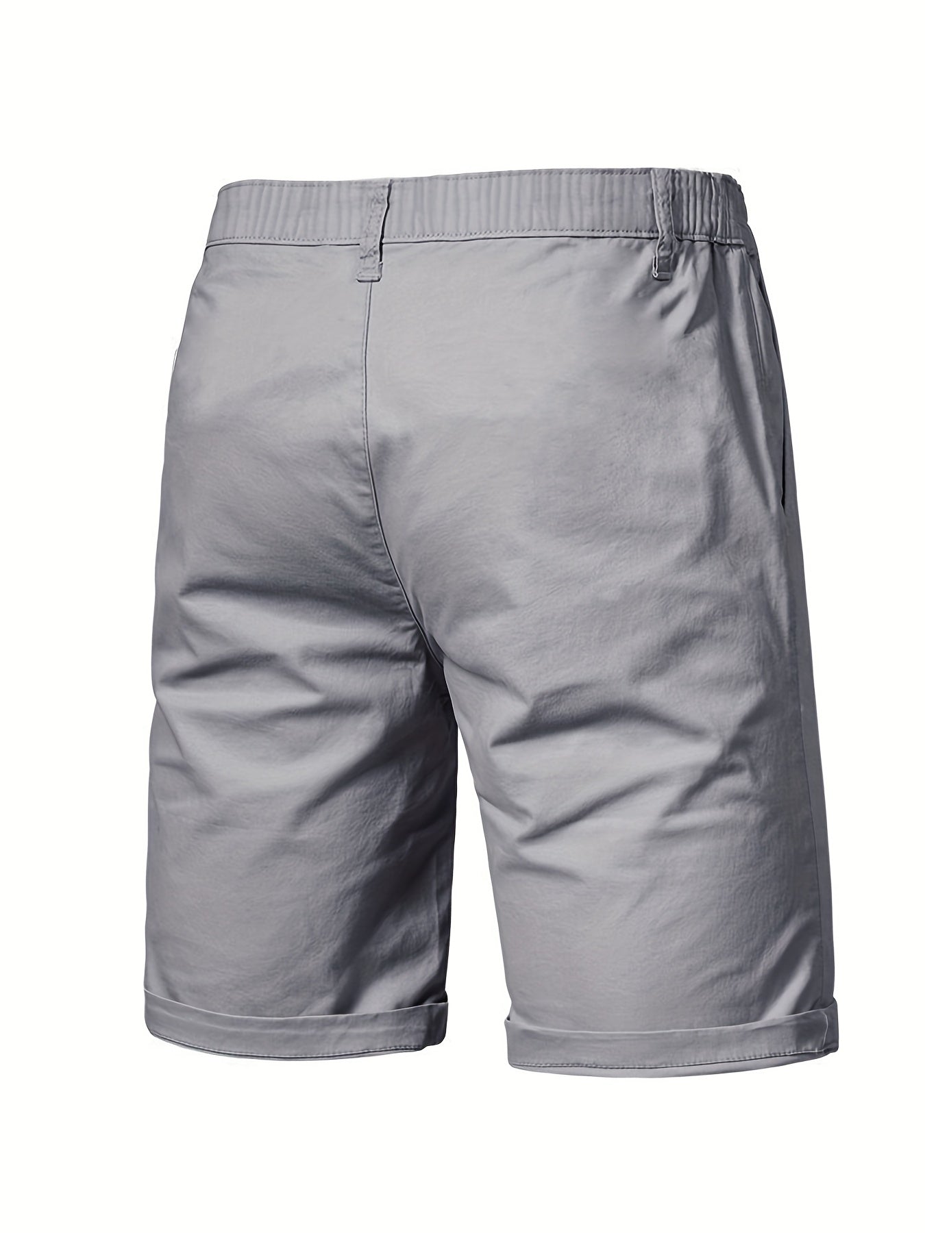 5pcs Men's Formal & Casual Shorts - Multi-Color Business, Streetwear, Beach Pants - Zipper Closure & Belt Loop - Non-Stretch Fabric for Office, Travel, Gym, Vacation - Machine Washable - (Black/Gray/Beige/Olive Green/), Versa