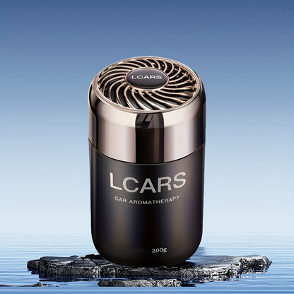 1pc LCARS Car Aromatherapy Balm - Long-Lasting Fragrance for Vehicle, Home, and Office Use - Elegant Men'S Cologne Scent - Odor Eliminator - Single Pack