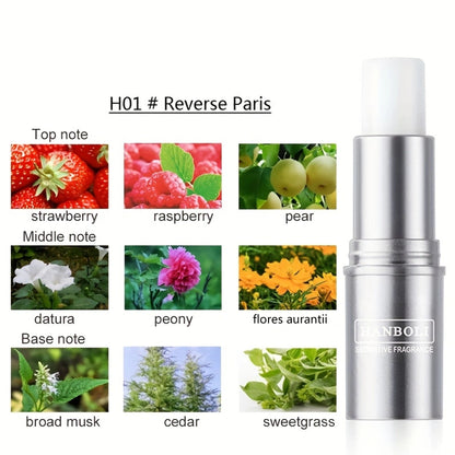 Solid Love Perfume - Women Solid Perfume Portable Balm, Long-lasting Fragrance, Charming Fragrance, Pocket Solid Balm Stick plant squalane