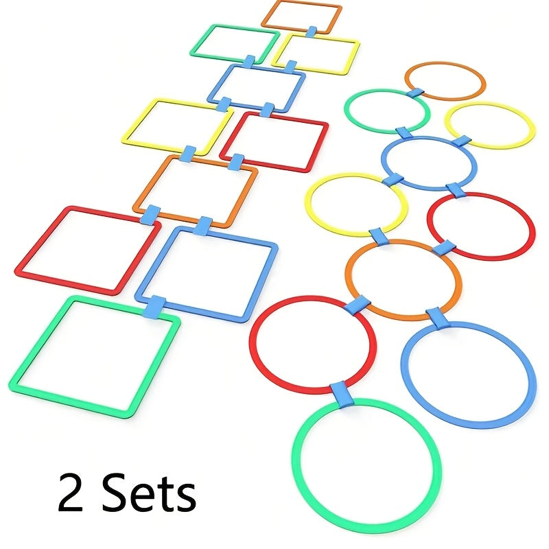 20pcs/10pcs Durable PP Plastic Bounce Sensory Game Set - Multiplayer Outdoor Recreation for Quick Reaction Agility Improvement, Backyard Yard Activity, Mixed Color