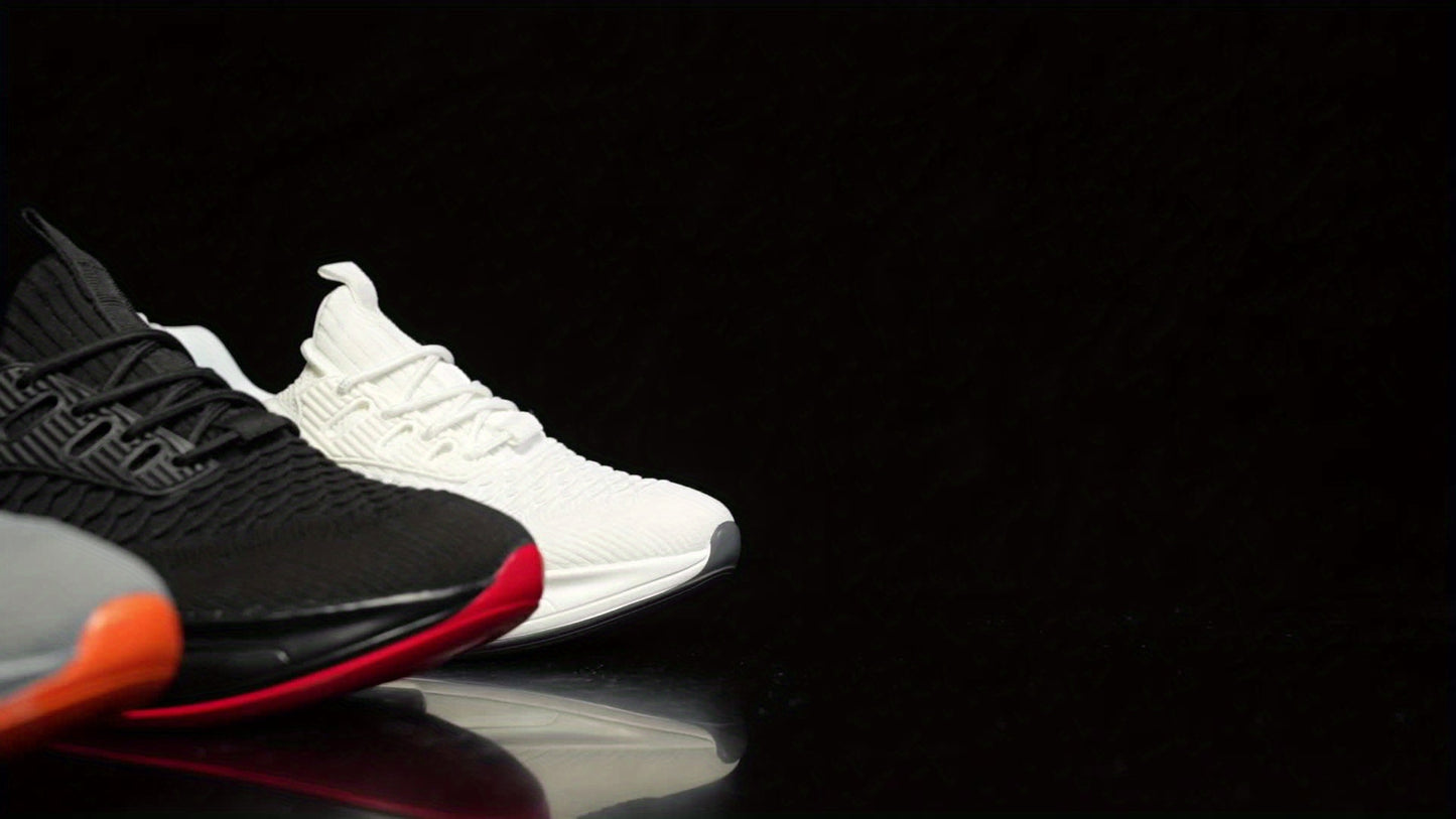 Men's & Teen ' Heavy-Duty Running Sneakers - Wide Width Available, All-Season Low-Top Lace-Up Sneakers with Cushioned PU Sole, Round Toe & All-Terrain Traction for Gym,, Casual Wear - Breathable Fabric Upper (Dad Sneakers)