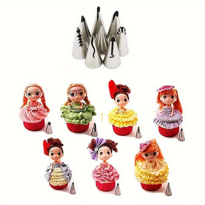 200pcs Cake Decorating Supplies, Cake Decorating Kit For Beginners, Baking Pastry Tools, Numbered Icing Tips With Pattern Chart, Baking Supplies