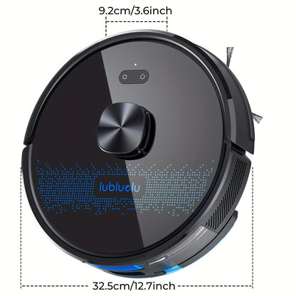 Robot Vacuum Cleaner And Mop Combo 4500Pa, Lubluelu SL60Ultra Robotic Vacuum, 150Mins Max, 56dB, 24 No-Go Zones for Pet Hair Carpets Floor, Christmas&Halloween Gifts, Robot Vacuum And Mop, Vacuum Cleaner Robot, Robot Vacuum C