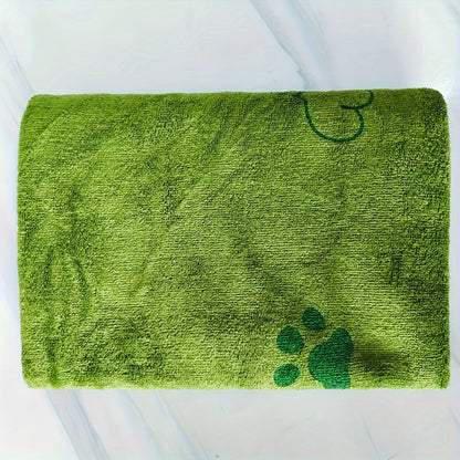 Ultra-Absorbent Microfiber Pet Bath Towel For Dogs & Cats, 69.85cm X 99.06cm, Lint-Free, Quick Dry