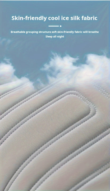 2pcs 3D cooling soft neck pillow, suitable for family living rooms, bedrooms, dormitories, hotels, travel, holiday gifts