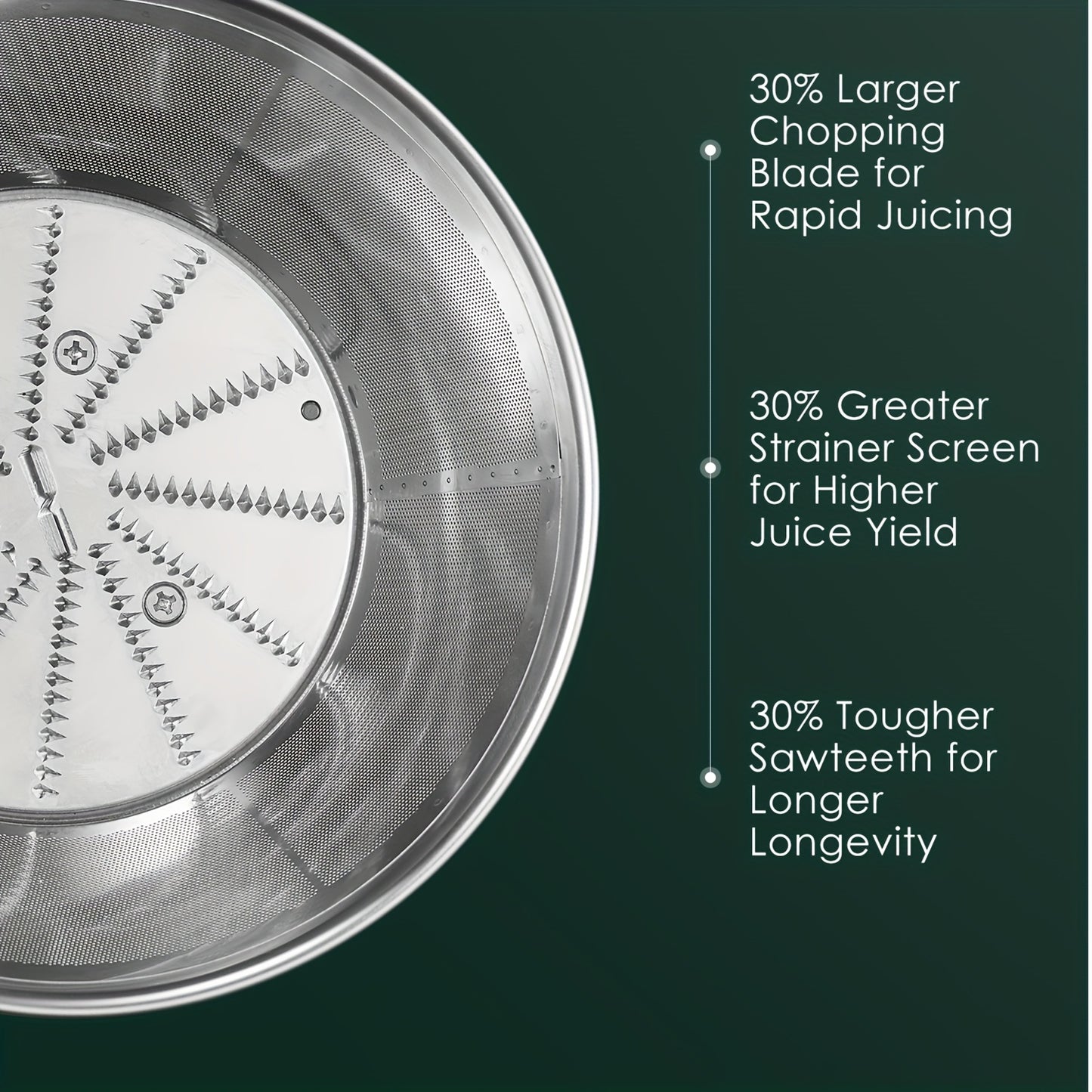 Heavy-Duty Electric Juicer Blender - Centrifugal Juicer Machine with Pure Copper Motor, 18000 RPM High-Speed Blending, Wide Mouth (65mm) for Maximum Yield - Stainless Steel Construction, Non-Slip Base - Ideal for Home & Comme