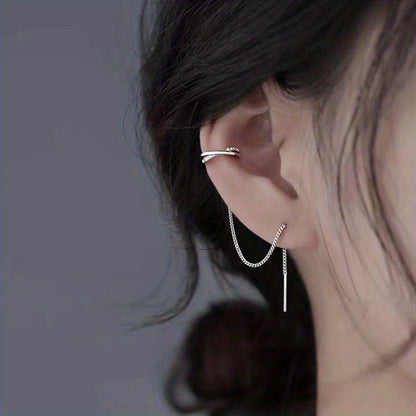 Brincos de pressão com zircónias brilhantes, estilo sexy, em cobre, joia requintada para presente feminino, perfeitos para uso diário e casual.