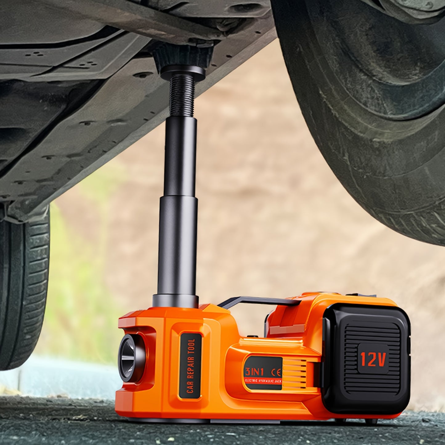 Electric Car Jack, 5 Ton/4999.95 KG Hydraulic Jack Lift with LED Light for SUV MPV Sedan Truck Change Tires Garage Repair,  Vehicle Maintenance, Portable Jack, Heavyduty Material, Lifting Equipment, Diy Auto Repair, Car Owner