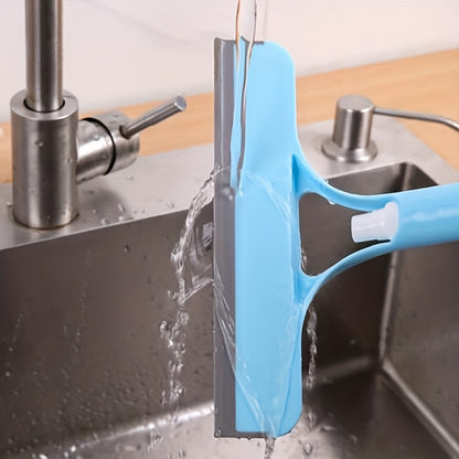 3-in-1 Multifunctional Plastic Squeegees for Windows, Mirrors, and Glass Cleaning - Spray, Wipe and Dry - Ideal for Bathroom, Kitchen, and Living Spaces