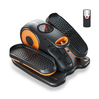 Actflame Under Desk Elliptical Machine, Electric Seated Pedal Exerciser for Seniors Fully Assembled,  Stepper Sitting Leg Exerciser with Remoter, 12 Level Speed Forward & Reverse Direction, Manual & Auto Mode for Home Office,