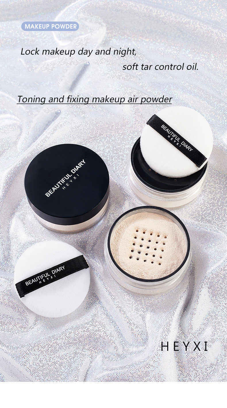 Loose Setting Powder, Toning And Fixing Makeup Air Powder, Gentle Skin Correction Makeup