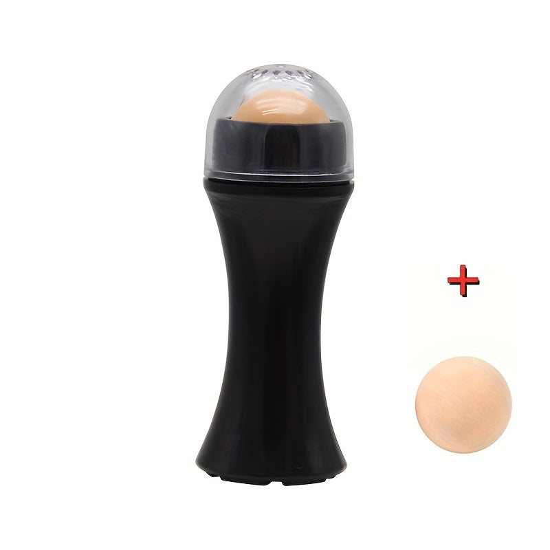 2 In 1 Oil Absorbing Volcanic Roller Volcanic Rolling Balls For Face Volcanic Stone Face Roller Portable Reusable Oil Control On The Go Instant Results Remove Excess Shine For Oily Skin