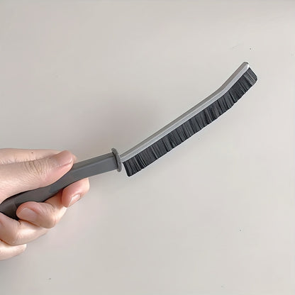 1pc Bathroom Crevice Brush, Toilet Kitchen Tile Corner Cleaning Brush, Multifunctional Window Seam Groove Dust Brush, Hard Bristle Brush, Household Cleaning Tools