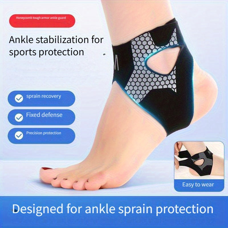 Ankle Brace Support - Heavy-Duty Compression Fit, High-Elasticity Soft for Men & Women, Ideal for Basketball,, Running, Gym Training - Ideal for Prevention