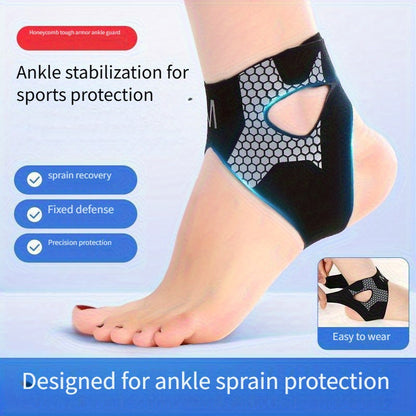 Ankle Brace Support - Heavy-Duty Compression Fit, High-Elasticity Soft for Men & Women, Ideal for Basketball,, Running, Gym Training - Ideal for Prevention