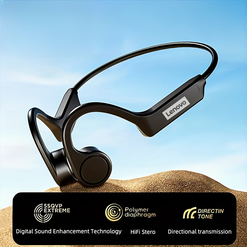 Lenovo X4 5.3 Chip + Low Power - Tech Enthusiasts - Daily Use - 2025 Popular Bone Conduction Wireless Bluetooth headphones