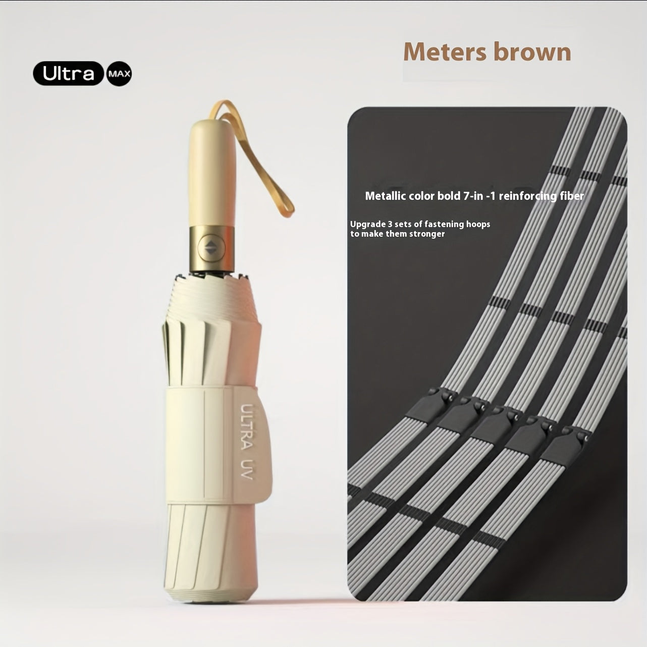 Automatic Open/Close Heavy-Duty 12-Rib Windproof Umbrella with Solid Wood Handle (Birch/Beech) - Large Canopy All-Weather Windproof & Folding Umbrella for Men &, Business, Travel - Automatic Solid Color (Maroon/Black/Navy