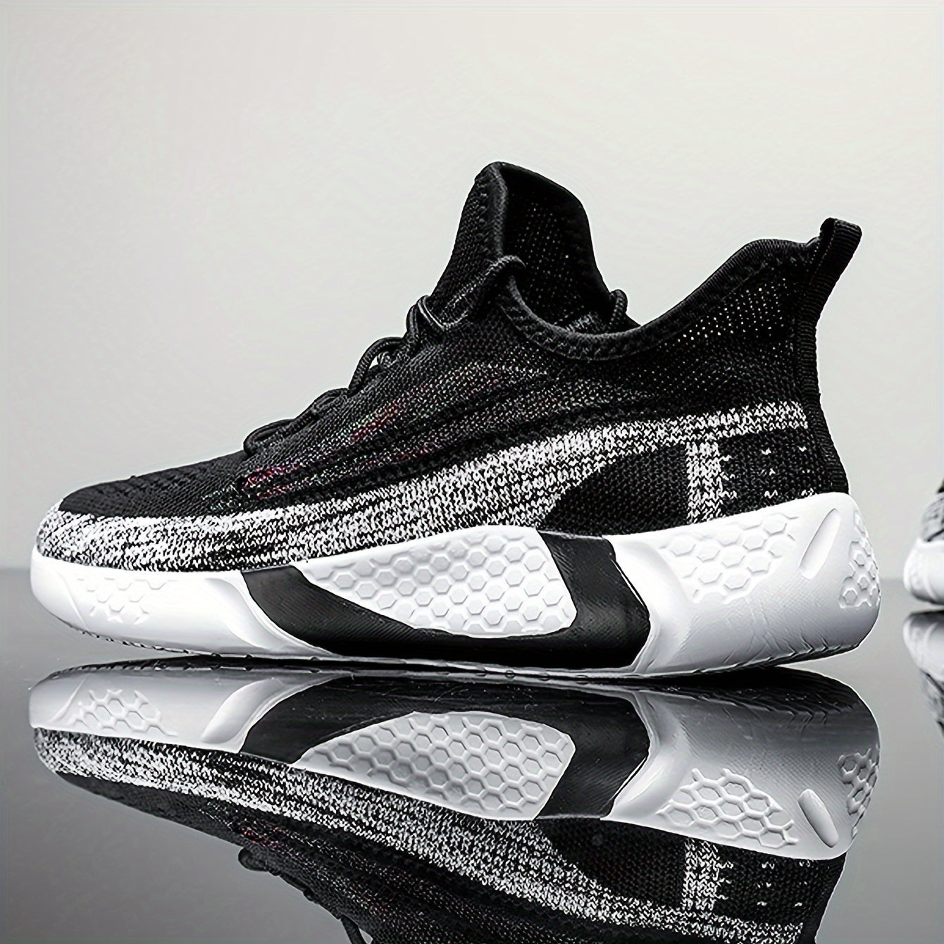 Men's Breathable Lightweight Soft Sole Jogging Shoes For Outdoor Workout, Durable Sneakers For Spring And Summer