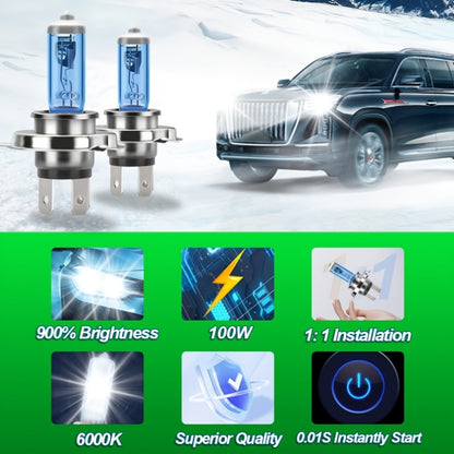 ROADSUN 2pcs 9005/HB3 9006/HB4 H1 H11 H7 H9 H4 LED Headlight Bulbs, Super Bright 6500K White, 800% Brightness Plug & Play High Low Beam for Cars, Trucks, SUVs, Truck Lighting Solution, Without Battery