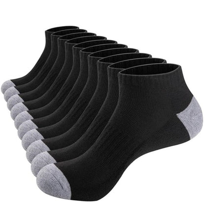 Meias Desportivas Masculinas 10-Pack – Conforto e Performance