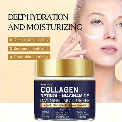 Lucky Musn Collagen Retinol Niacinamide Day and Night Moisturizer