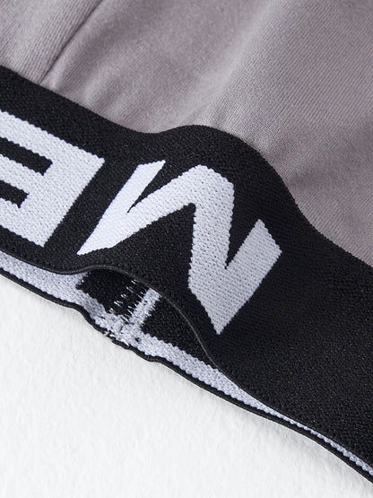 Conjunto de 7 Cuecas Boxer Lisas para Homem - Respiráveis, Confortáveis ​​e com Cós Elástico (Preto, Vermelho, Verde, Branco, Azul Escuro, Azul Claro), Roupa Íntima para Uso Diário | Cuecas Boxer com Cós Elástico | Tecido de Textura Macia