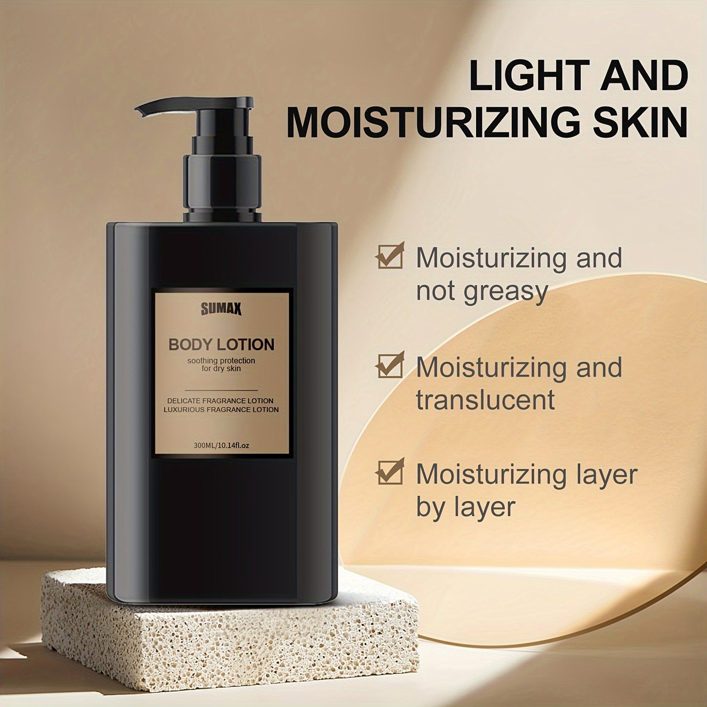 Perfumed Lotion, Body Moisturizer, for All Kinds Of Light Beige, Deep Moisturizing, Morning And Night, for Both Men And Women