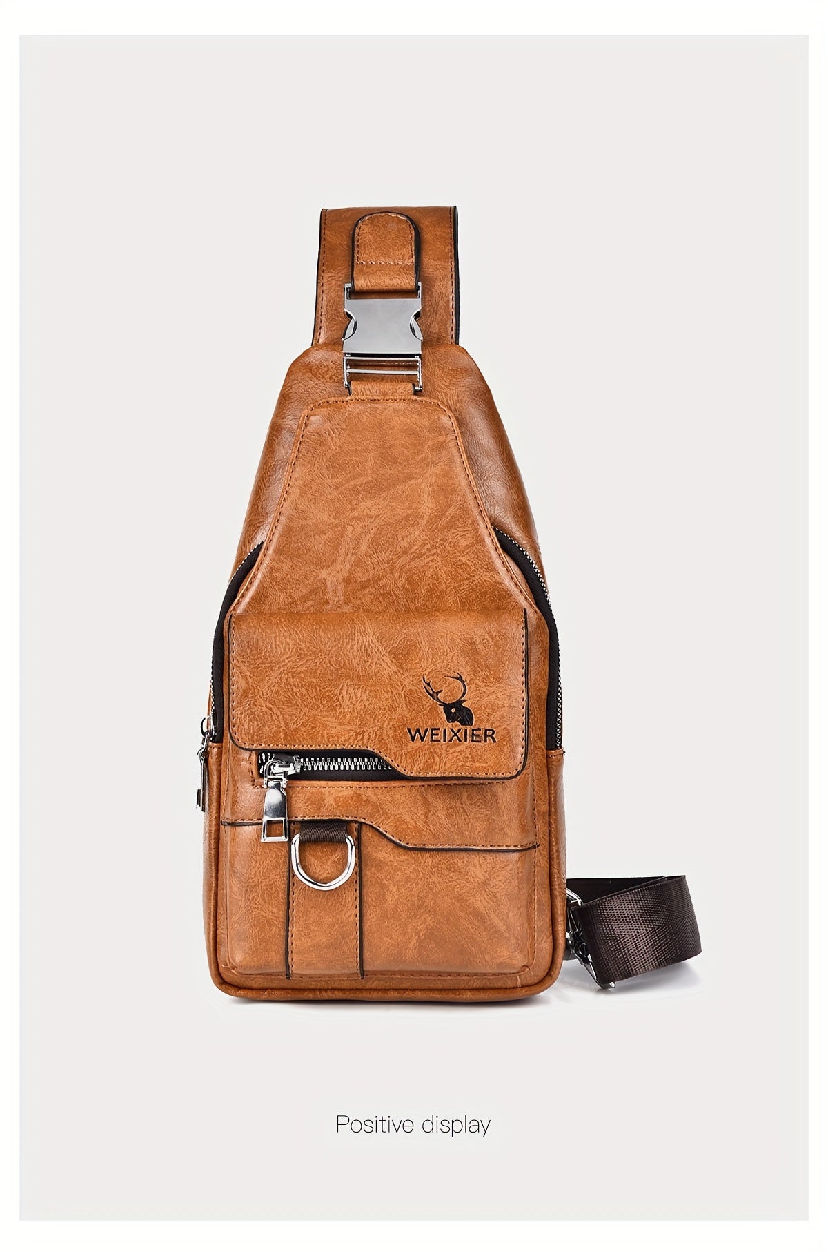 New and Wear-Resistant Men's Crossbody Bag, Handbag, Shoulder Bag, Chest Bag, Made of Wear-Resistant Fabric, with Large Capacity, Convenient to Carry, Suitable for Daily Work, Leisure, and Travel, Available in Multiple Colors
