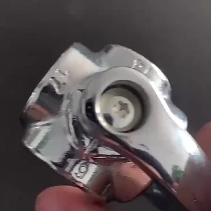 Jogo de chaves de caixa 52 em 1 com cabo antiderrapante e design giratório - Durável e fácil de utilizar para diversas tarefas.