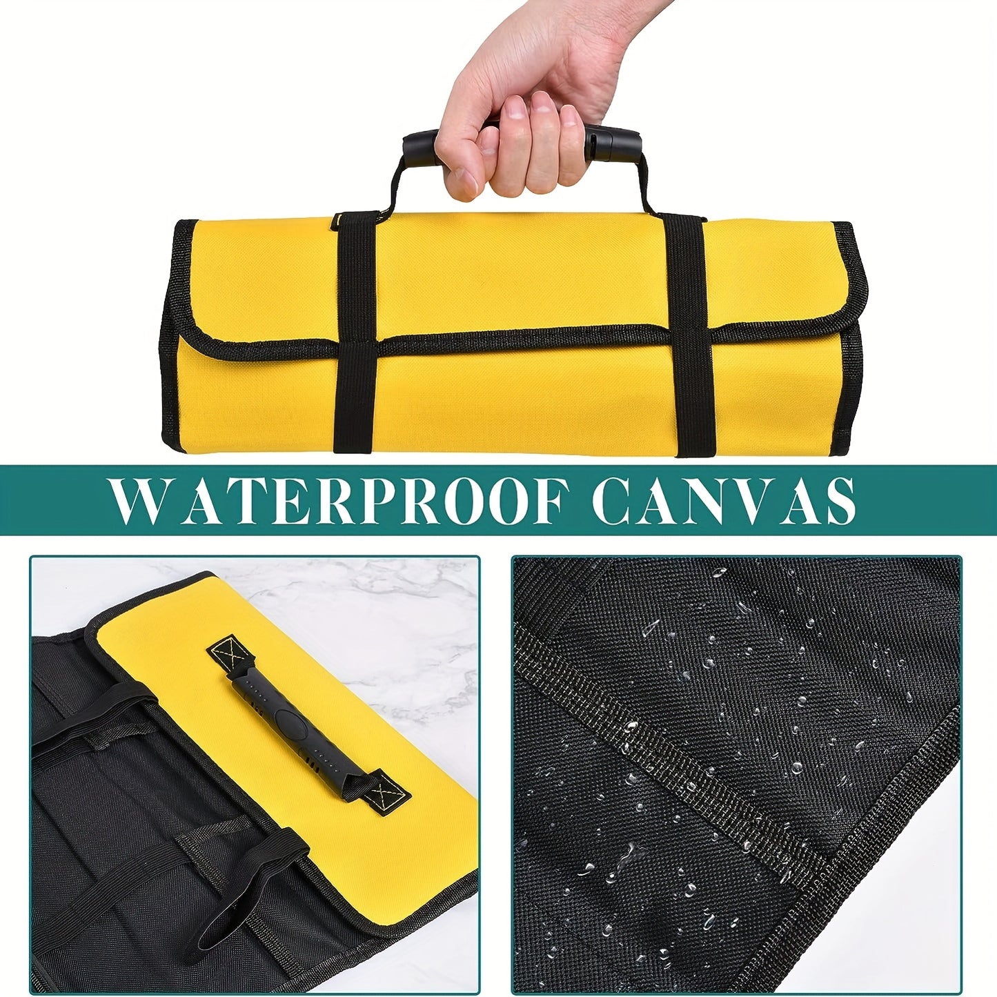 Nylon Carrying Bag Reel Type Tool Kit Electrician Tool Insert Bag Canvas Oxford Cloth Tool Kit Tool Bag Hardware Tool Kit