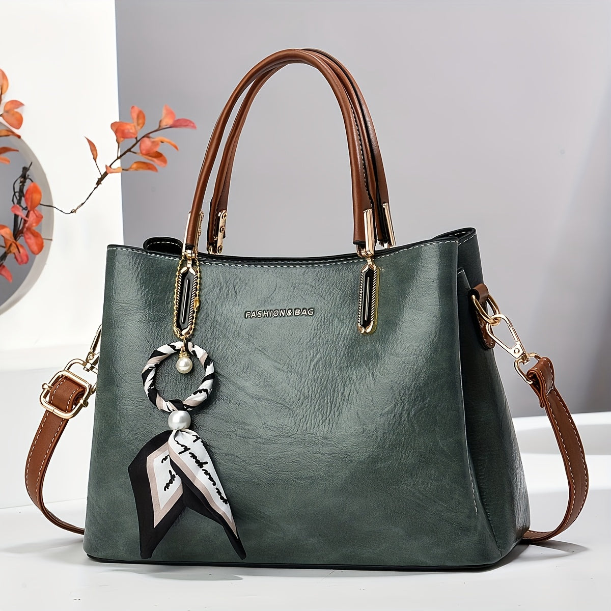 Bolsa de senhora elegante INCK KMCRK - Bolsa tote branca luxuosa com alça removível, fecho de correr e forro em poliéster, perfeita para ocasiões casuais ou formais, uma excelente ideia para um presente sofisticado.