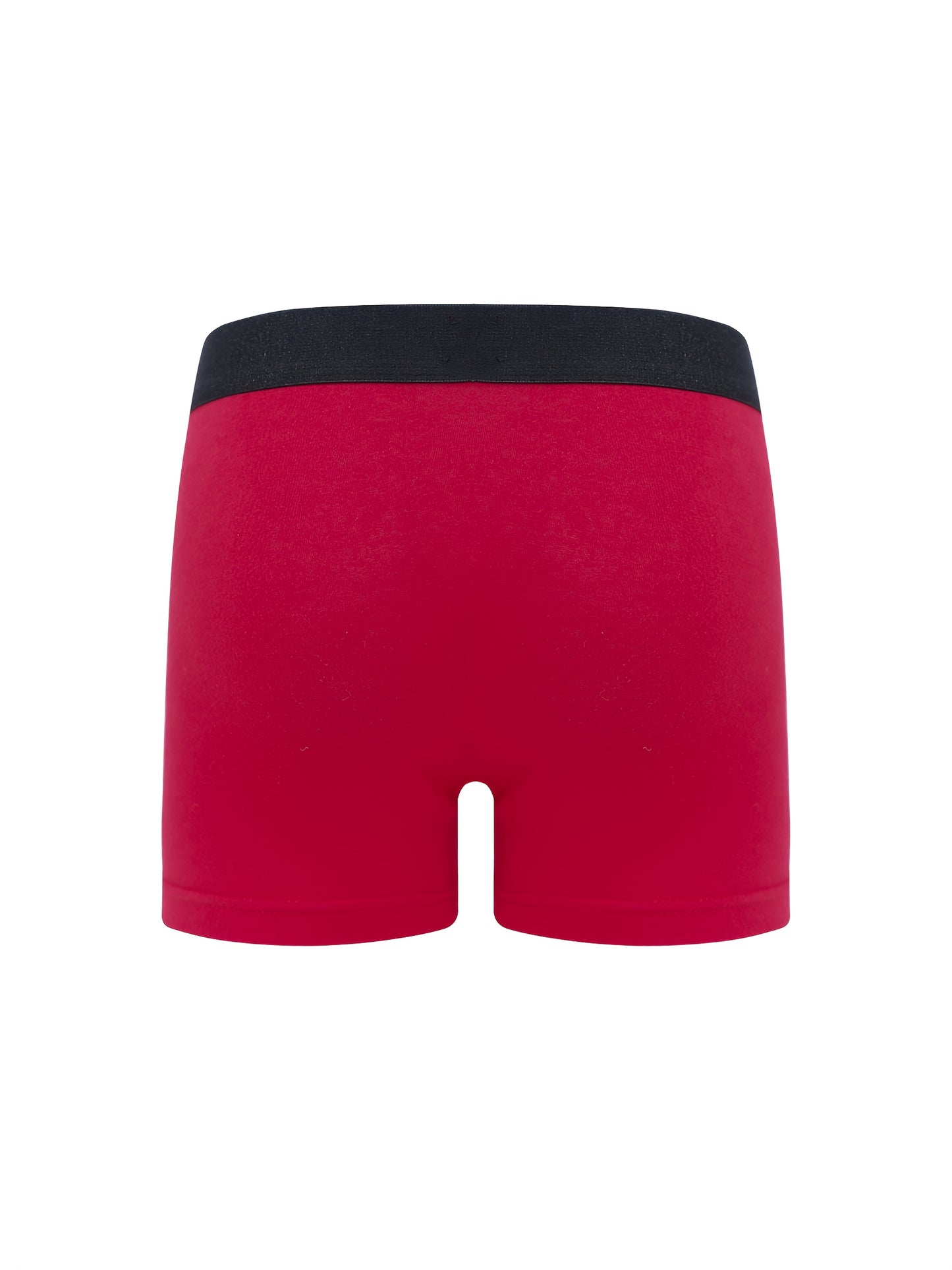 5pcs Football Print Boxer Briefs for Teen Boys - Breathable, Stretchy, Comfort Fit with Elastic Waistband & Half-Button Closure, Black with White & Red Soccer Design, Sports Underwear, Youth Athletic Wear, Sporty Boxers, Brea