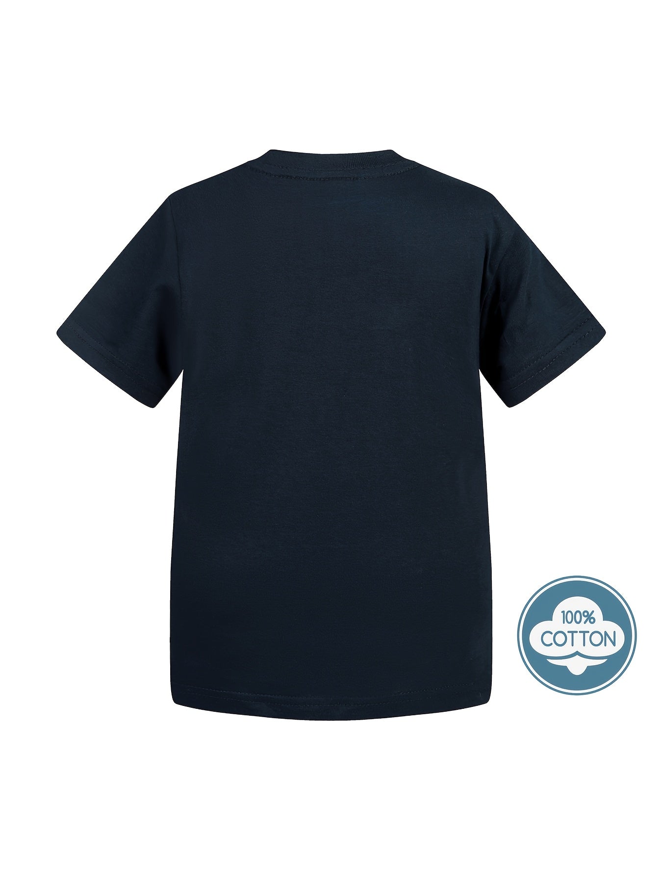 Kid's Solid Color T-shirt, Casual Short Sleeve Top, Boy's Tee For Summer