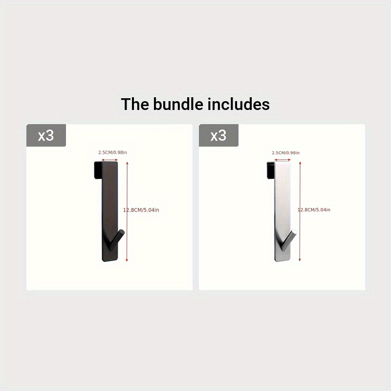 1pc Stainless Steel Over Glass Door Shower Door Back Shower Towel Rack, S-Shape Bathroom Bathrobe Hanger, Holder Hooks