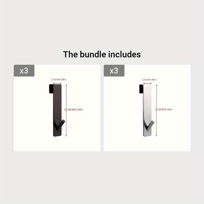 1pc Stainless Steel Over Glass Door Shower Door Back Shower Towel Rack, S-Shape Bathroom Bathrobe Hanger, Holder Hooks