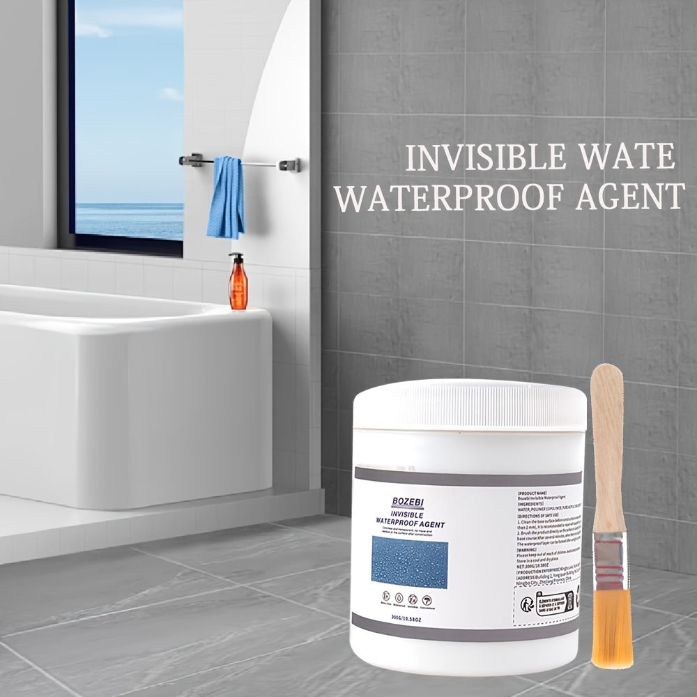 Adesivo invisível à prova de água, 1 unidade * 100g/300g, selante transparente à prova de água, selante de aderência super forte, agente invisível à prova de água e de fugas.