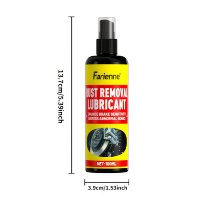 FARIENNE Multi-Functional Rust Removal Lubricant - Fast-Acting, No Residue, Spray Formula for Brake Discs, Exhaust Pipes, Stainless Steel Kitchenware, Ceramic Tiles, Metal Polishing | Multi-Purpose Lubricant | Effective Rust