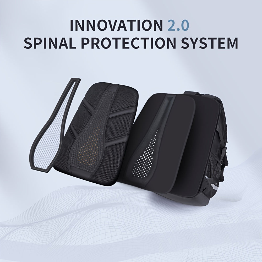 Innovative 2.0 Scientific Spine Protection System Breathable Widened Shoulder Straps Save Effort Without Hurting The Spine Multi-pocket Large Capacity for Students, Scratch-resistant And Breathable Schoolbag Leisure Sports Ba