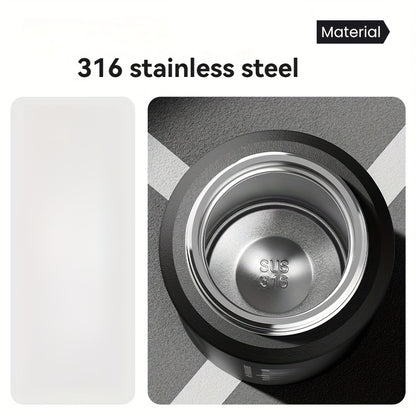 32oz nRMEi Insulated Stainless Steel Water Bottle with Pop-Up Lid, Handle & Straw - 316 Stainless Steel, BPA-Free, 4-Season Hot/Cold Retention, Large Capacity for Outdoor, Travel, Everyday Use, Insulated Water Bottle, Sleek M